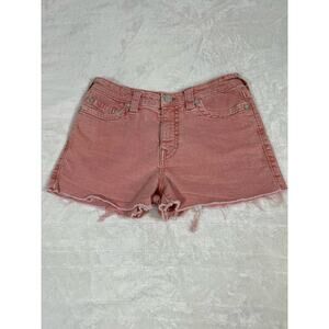 True Religion Maisie High Rise Denim Shorts Women’s Shorts Size 27